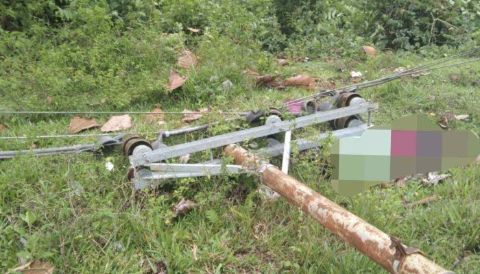 Warga Aceh Jaya Meninggal Dunia Akibat Tertimpa Tiang Listrik