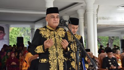 Sekda Kota Langsa Pimpin Upacara Peringatan Hardiknas Tahun 2023