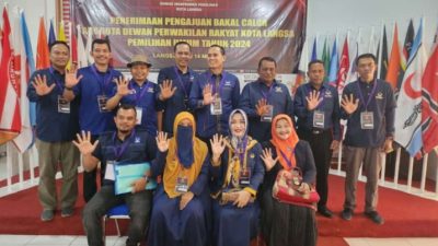 Serahkan Pendaftaran Caleg ke KIP, DPD Partai Nasdem Kota Langsa Bertekat Tambah Kursi DPRK