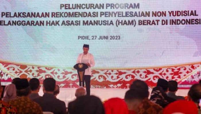 Jokowi Optimis Realisasikan Hak-Hak Korban Pelanggaran HAM