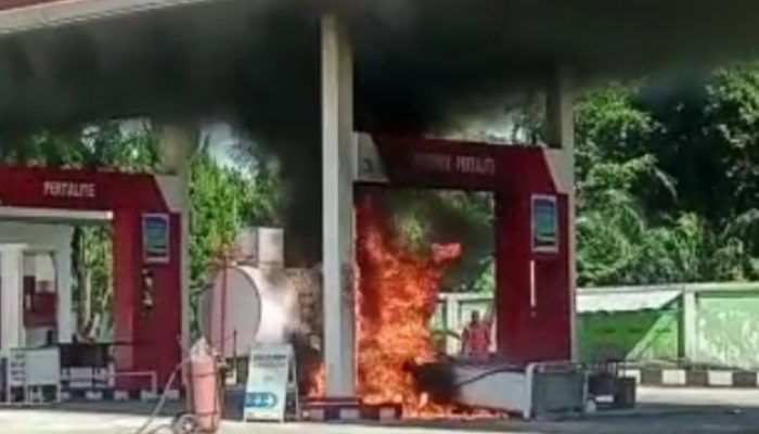 SPBU Babahrot Abdya Terbakar