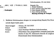 Pengambilan Sumpah PLT Sekda Subulussalam Berlangsung di Aula Pendopo