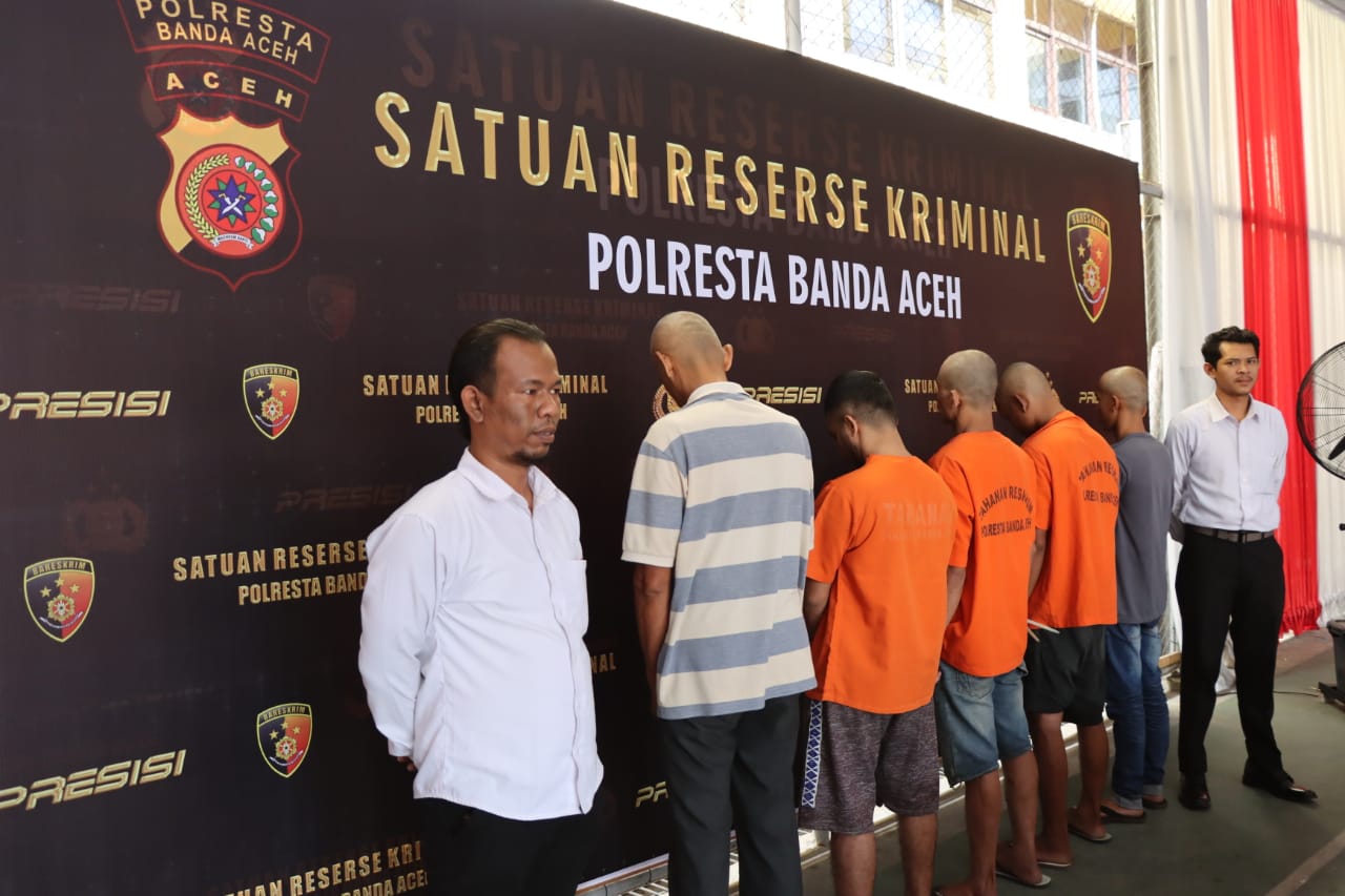 Curi Granit dan Regulator Showcase dari Pusat Perbelanjaan, Polresta Banda Aceh Tangkap Pelaku