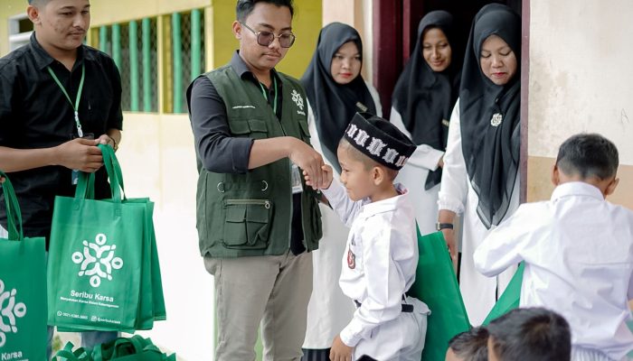 Seribu Karsa Sambangi Sekolah di Pedalaman Aceh Utara