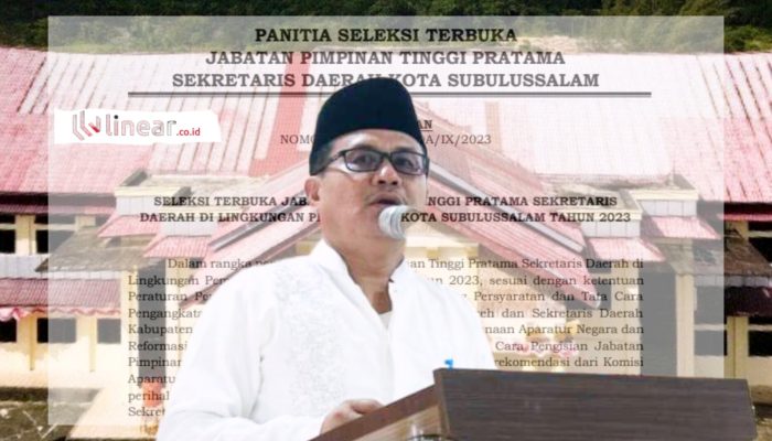 Wakil Walikota: Seleksi JPT di Kota Subulussalam Terkesan Tidak Transparan