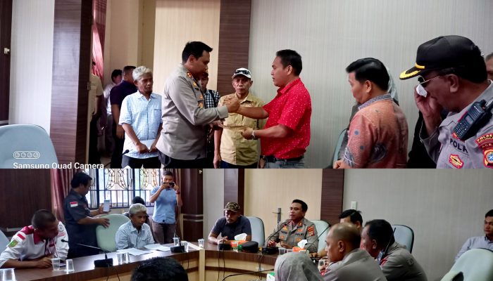 Kapolres Subulussalam Ucapkan Terimakasih kepada Massa Pendemo PNS