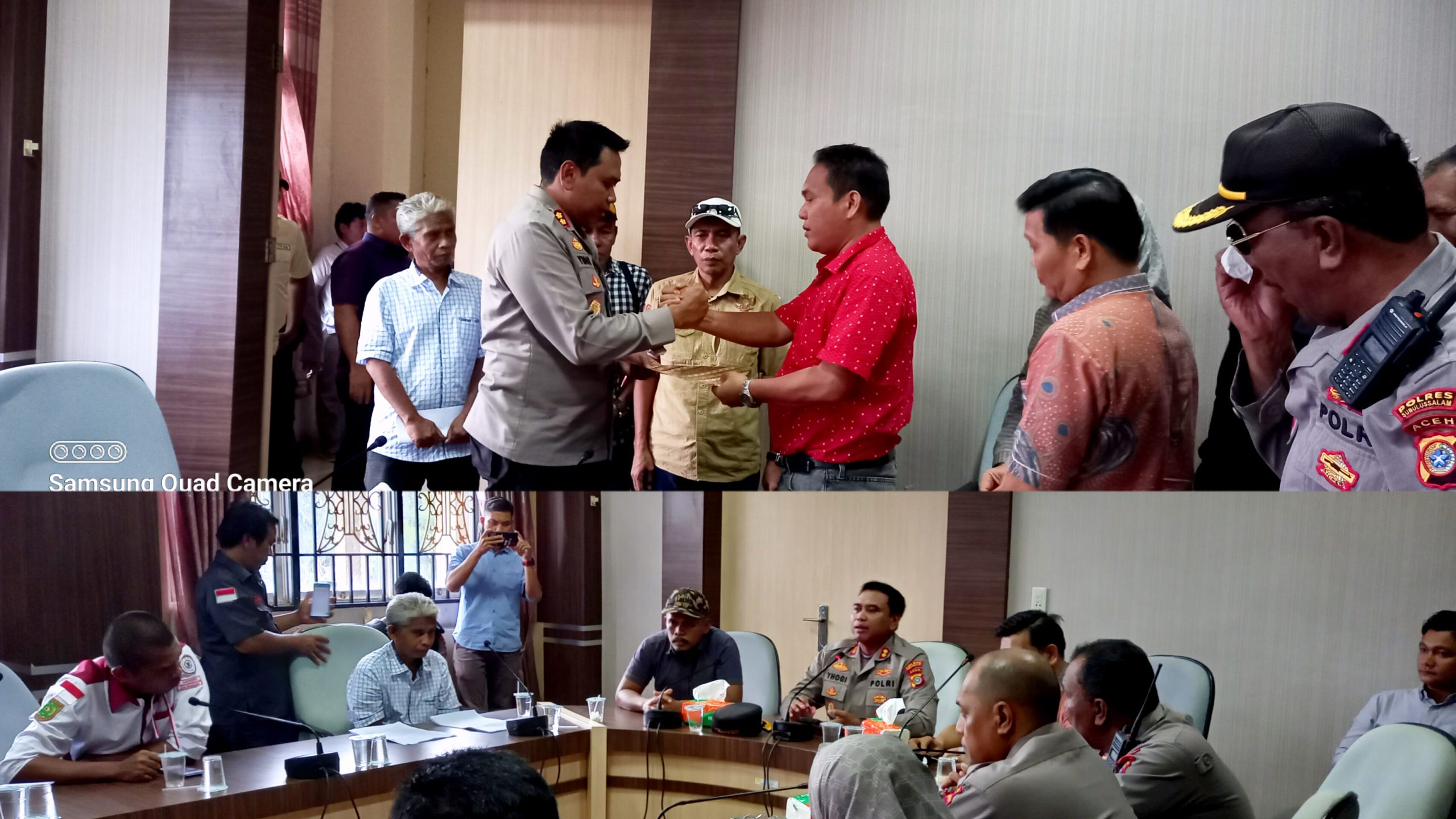Kapolres Subulussalam Ucapkan Terimakasih kepada Massa Pendemo PNS