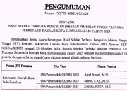 Calon Sekda Subulussalam Belum Memenuhi Standar, Berikut Pengumumannya
