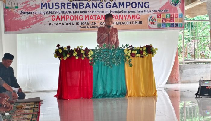 Gampong Matang Panyang Sukses Laksanakan MusrenbangDes Tahun Anggaran 2024