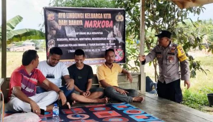 Bhabinkamtibmas Polsek Darul Ihsan Sosialisasi Pencegahan dan Penyalahgunaan Narkoba