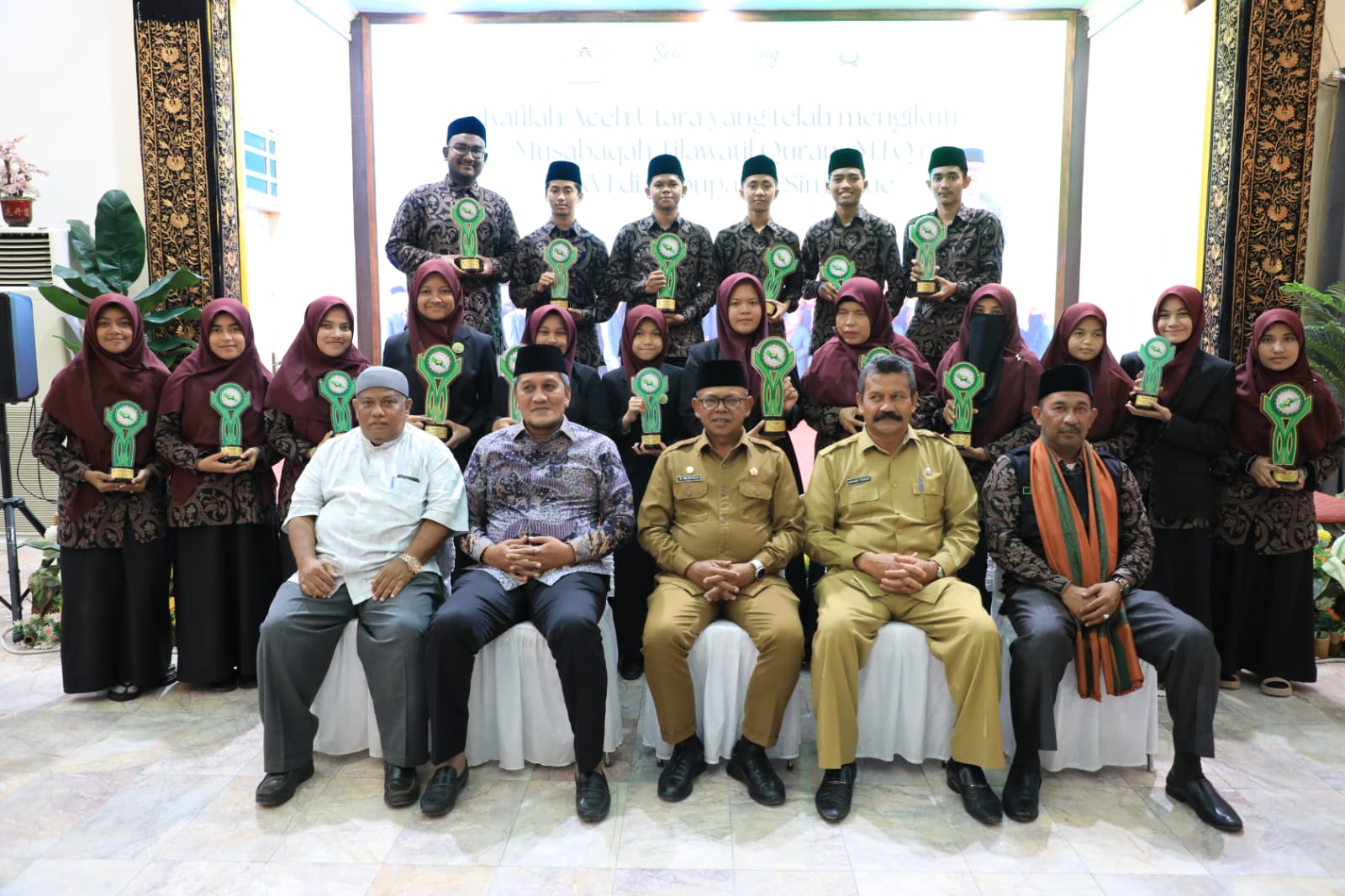 Pemkab Aceh Utara Apresiasi Prestasi Kafilah MTQ Aceh Ke-36