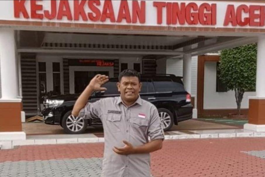 Datangi Kejati Aceh, LSM Kompak Abdya Pertanyakan Dugaan Korupsi Breakwater