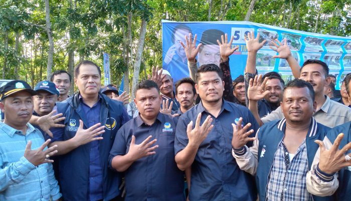 Partai Nasdem Aceh Timur Optimis Kemenangan 