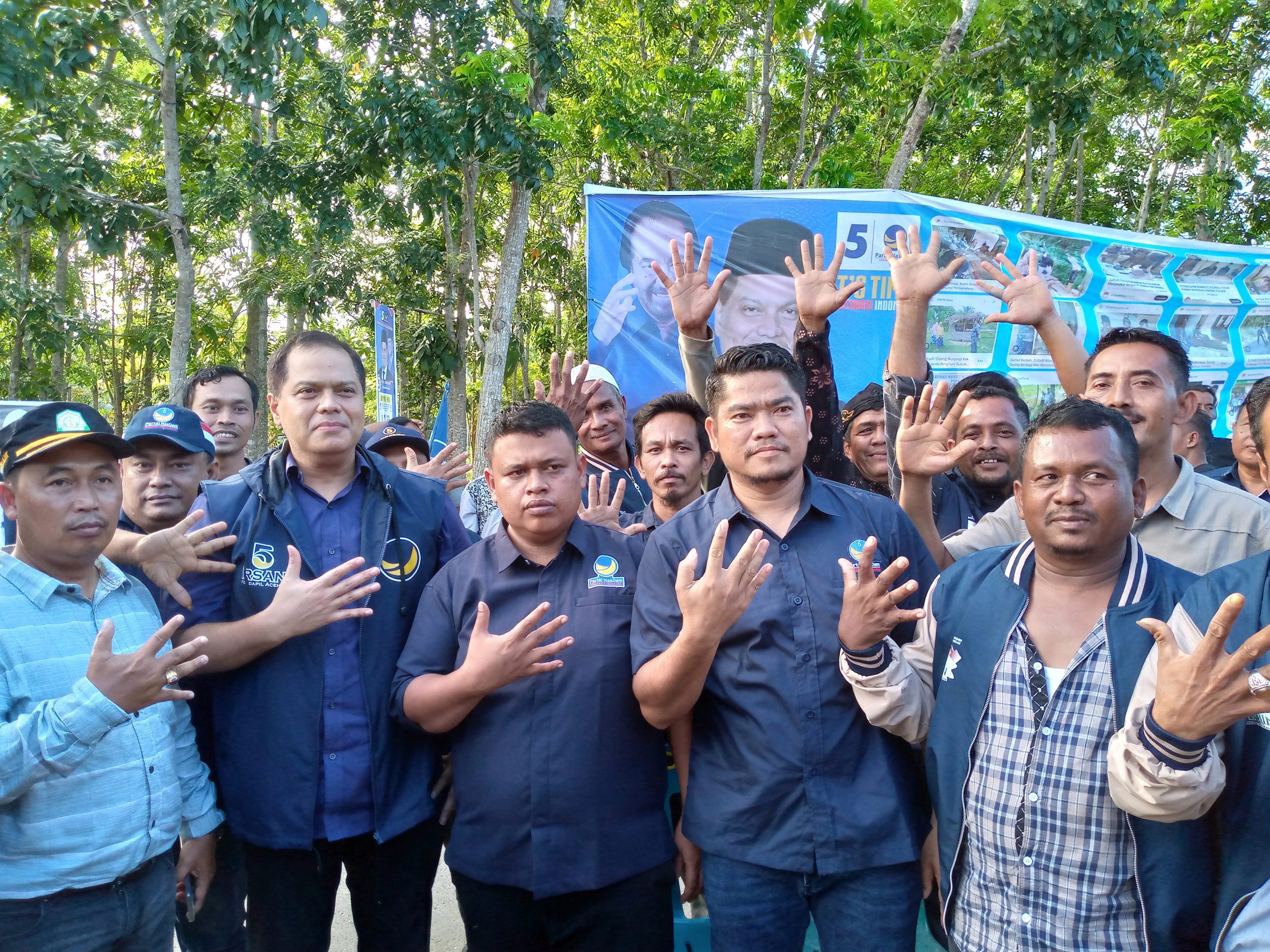 Partai Nasdem Aceh Timur Optimis Kemenangan 