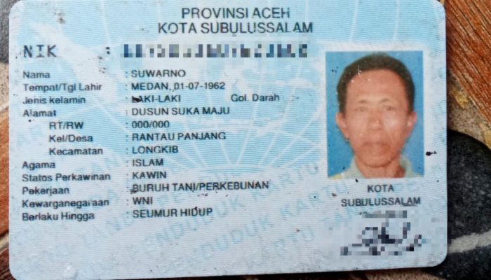 Pria di Subulussalam Menghilang, Warga Lakukan Pencarian