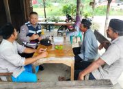 Jalin Kemitraan Kamtibmas, Bhabinkamtibmas Polsek Peureulak Polres Aceh Timur Silaturahmi Dengan Tokoh Agama