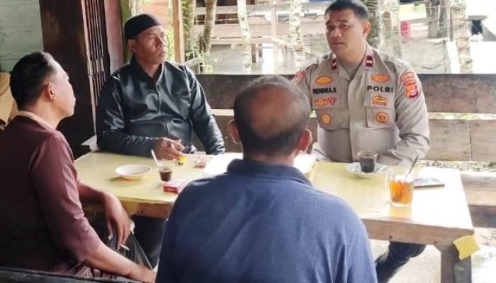 Kapolsek Polsek Peudawa Gandeng Geuchik Pesisir dan Nelayan Cegah Masuknya Pengungsi Rohingya