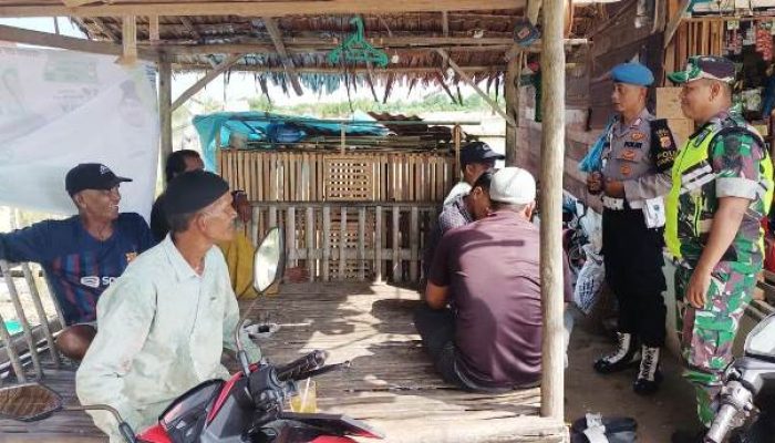 Kekompakan Polisi RW Polsek Peureulak Polres Aceh Timur bersama Babinsa Dalam Harkamtibmas