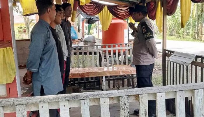 Polisi RW Polsek Idi Rayeuk Ajak Warga Rutin Jaga Kamtibmas