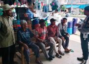 Sambangi Pangkalan Ojek, Ini Yang Disampaikan Polisi RW Polsek Peureulak Polres Aceh Timur