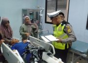 Sepeda Motor Tabrakan Dengan Becak, Pemotor mengalami Patah Tulang