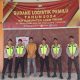 Tim Patroli Ninja X Samapta Polres Aceh Timur Cek Gudang Logistik Pemilu