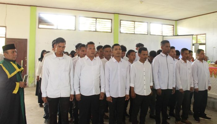 Sebanyak 50 PTPS Kecamatan Nurussalam Resmi Dilantik