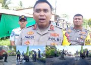 Tambal Jalan, Kapolres Subulussalam Ingatkan Masyarakat Hati-Hati Berlalu Lintas