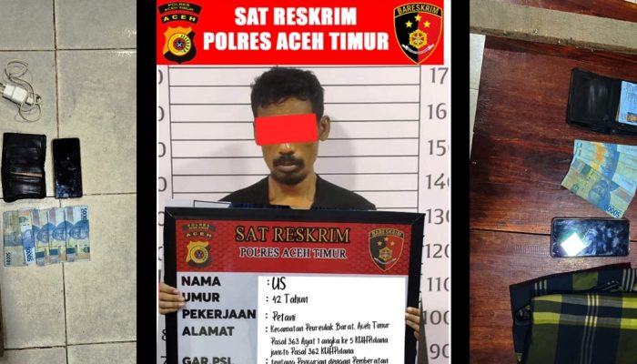 Polisi Amankan Pelaku Pencurian