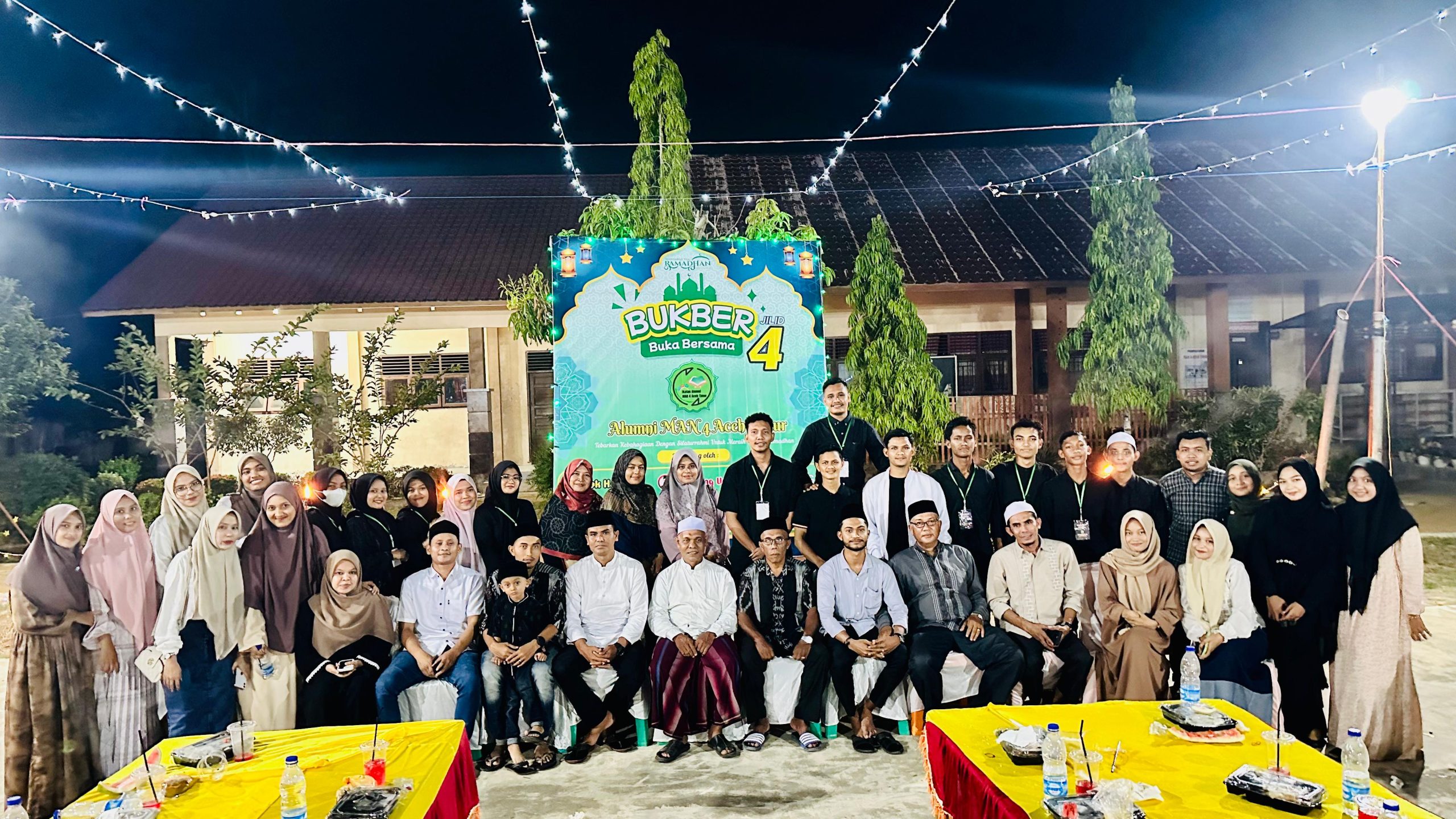 Alumni MAN 4 Aceh Timur Sukses Gelar Acara Bukber Jilid 4 dan Santuni Anak Yatim