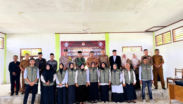 Sebanyak 49 Pantarlih di Kecamatan Nurussalam Resmi Dilantik