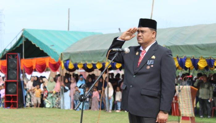Upacara HUT RI ke 79 di Kecamatan Nurussalam Berjalan Sukses