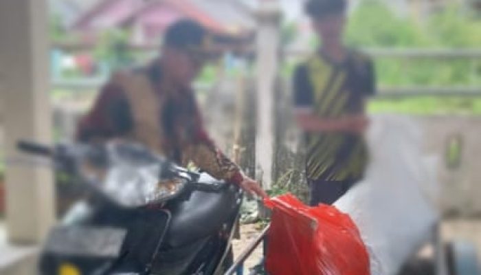 Diduga Buang Sampah Sembarangan, Warga Aceh Barat Ditangkap Linmas