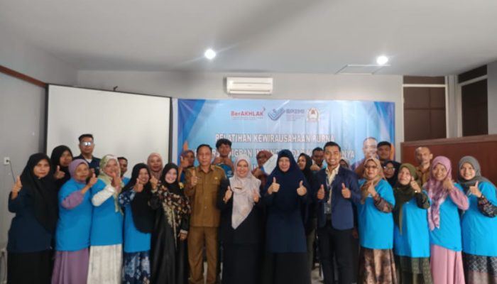 Distrannaker Aceh Barat Kembali Menggelar Sosialisasi PMI dan pelatihan berbasis UMKM