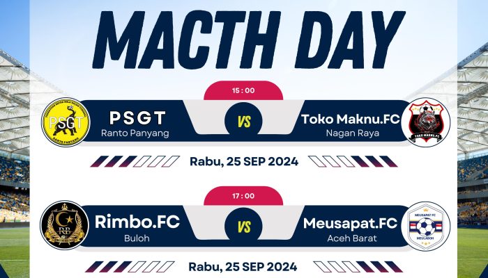 Open Turnamen Bola Kaki Garuda Sakti CUP ke-XIX Sebarat Selatan Sudah Berlansung 3 Hari Di Stadion UTD