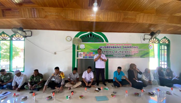 MusrenbangDes Gampong Seumatang Aron Tahun Anggaran 2025 Berjalan Sukses