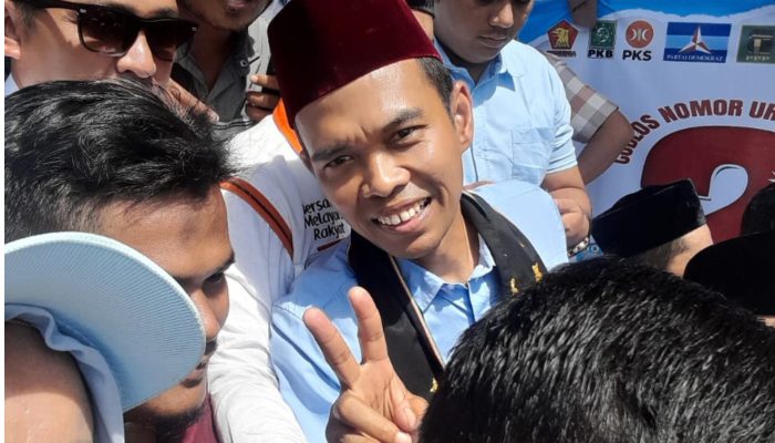 UAS ke Subulussalam Sebagai Jurkam, Ajak Warga Menangkan RABBANI