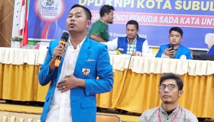 Wakil Ketua II DPRK Nyaris Kalah Calon Ketua KNPI Kota Subulussalam
