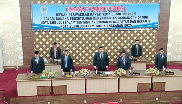 Saat Paripurna Fraksi Golkar Sorot Defisit Kota Subulussalam dan Tuntut Wali Kota