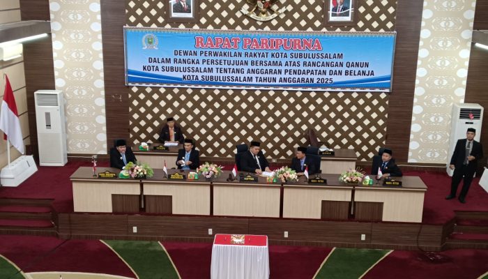 Fraksi Megegoh: Penyusunan APBK Subulussalam TA 2025 Tuai Polemik