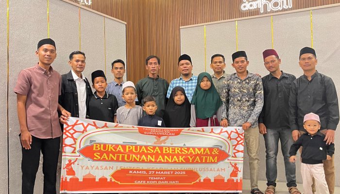 LEKAS Gelar Bukber Sekaligus Santuni Anak Yatim di Subulussalam