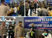 Sopir dan Penumpang Mudik Gratis di Abdya Jalani Tes Kesehatan