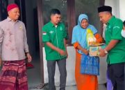 PC NU dan GP Ansor Abdya Door to Door Salurkan Bantuan Paket Sembako