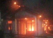 Satu Unit Rumah di Gampong Simpang Gadeng Babahrot Abdya Terbakar
