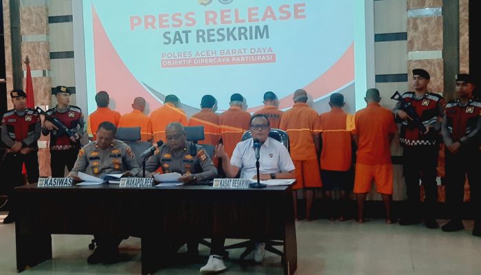 Sat Reskrim Polres Abdya Ungkap 8 Kasus Kriminal, 1 Diantaranya Pencabulan