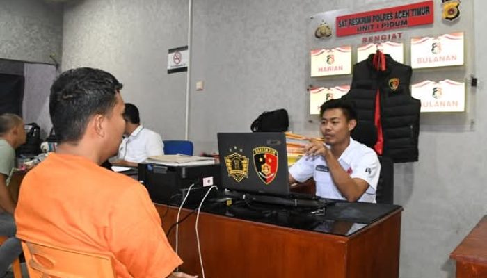 Akibat Judi Onlie, Karyawan Ponsel di Aceh Timur Gelapkan Uang Ratusan Juta