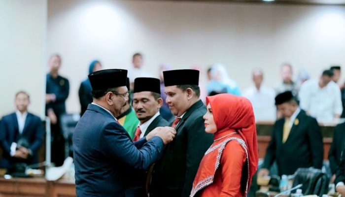 Pang Ucok Resmi Dilantik Sebagai Anggota DPRA, Sampaikan Terima Kasih untuk Tim Pemenangan