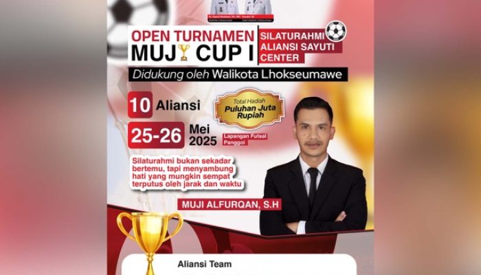 Open Turnamen Muji Cup I Jadi Ajang Silaturahmi Relawan Aliansi Sayuti Center