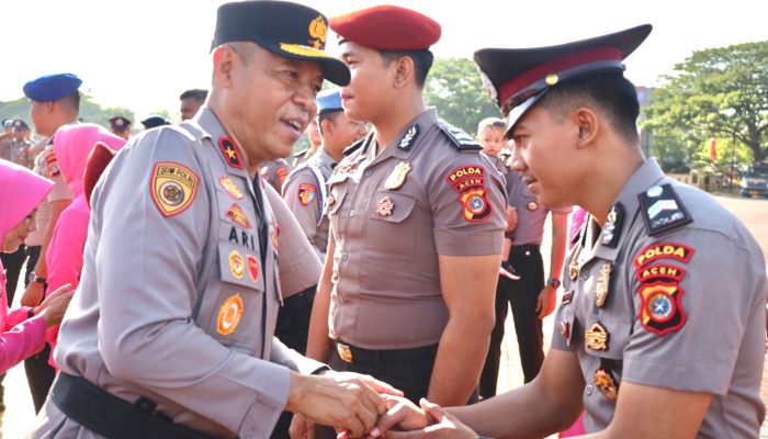 382 Personel Polda Aceh Peroleh Kenaikan Pangkat Periode Juli 2025