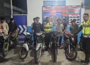 Bubarkan Aksi Balap Liar di Abdya Malam Takbiran, PolisiTangkap 5 Sepeda Motor